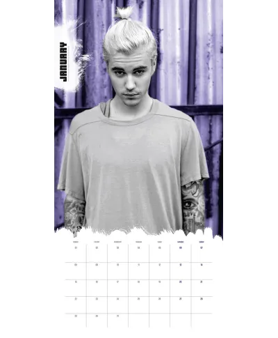 Justin Bieber Square - kalendarz 2018
