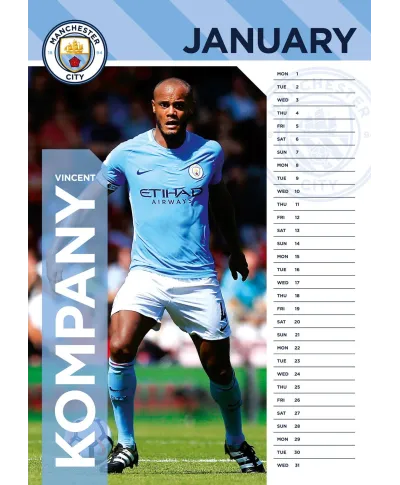 Manchester City - kalendarz 2018