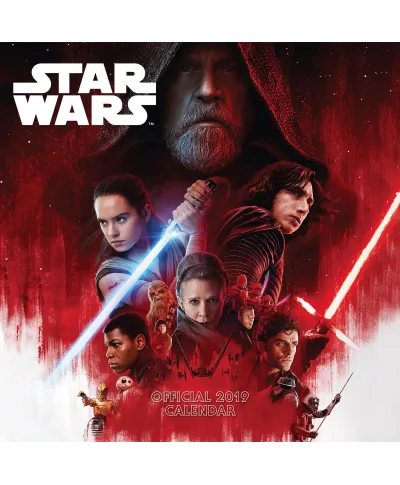 Star Wars The Last Jedi - kalendarz 2019