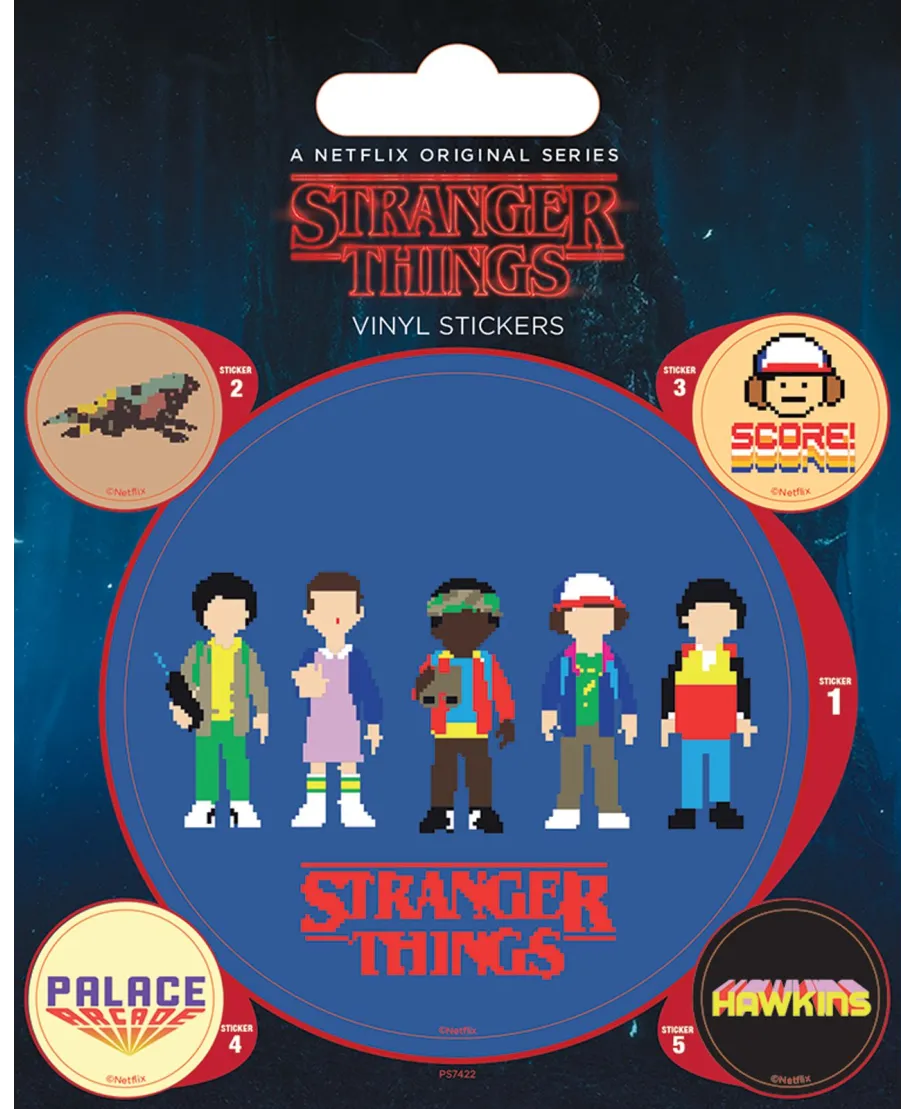 Stranger Things Arcade - naklejki