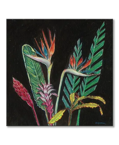 Dark Tropical I - obraz na płótnie