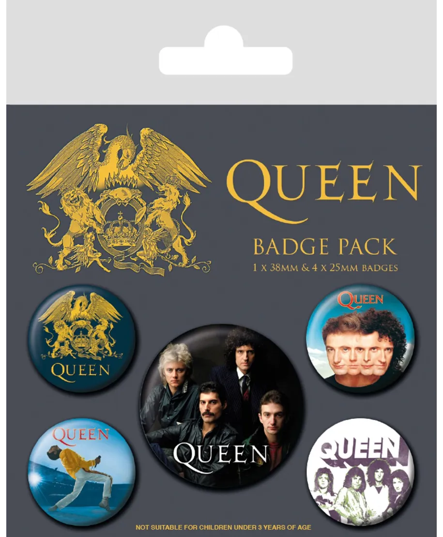 Queen Classic - przypinki
