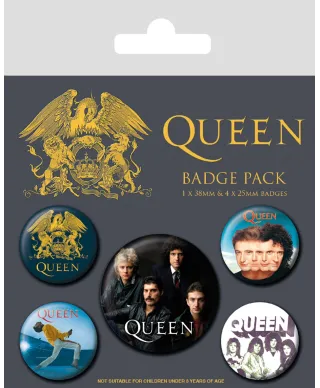 Queen Classic - przypinki