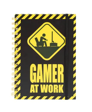 Gamer At Work  - notes A5 kołozeszyt