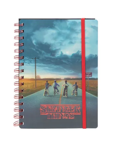 Stranger Things Mind Flayer - notes A5 kołozeszyt z metaliczną okładką