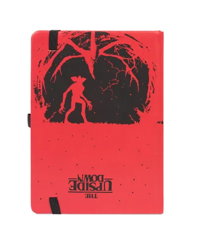 Stranger Things Upside Down - notes A5 skórzany z gumką