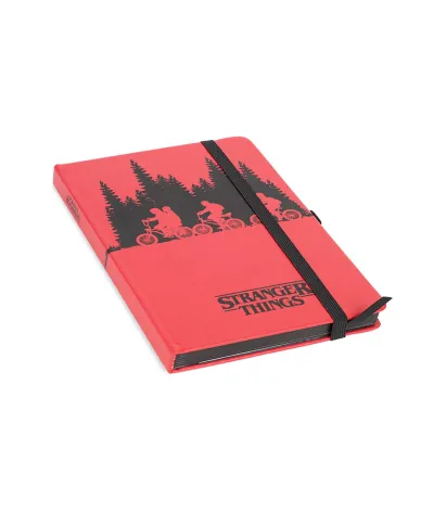 Stranger Things Upside Down - notes A5 skórzany z gumką