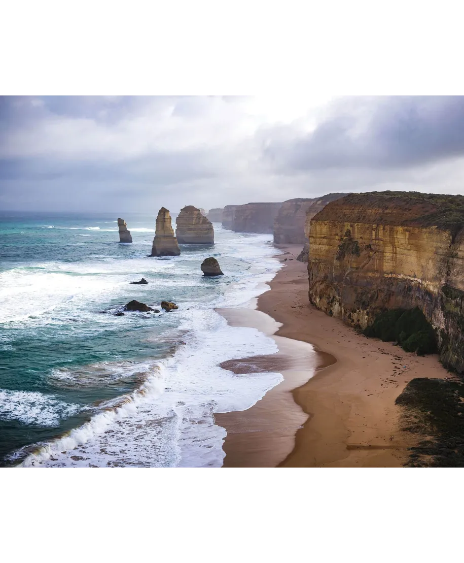 Nadmorskie klify - plakat