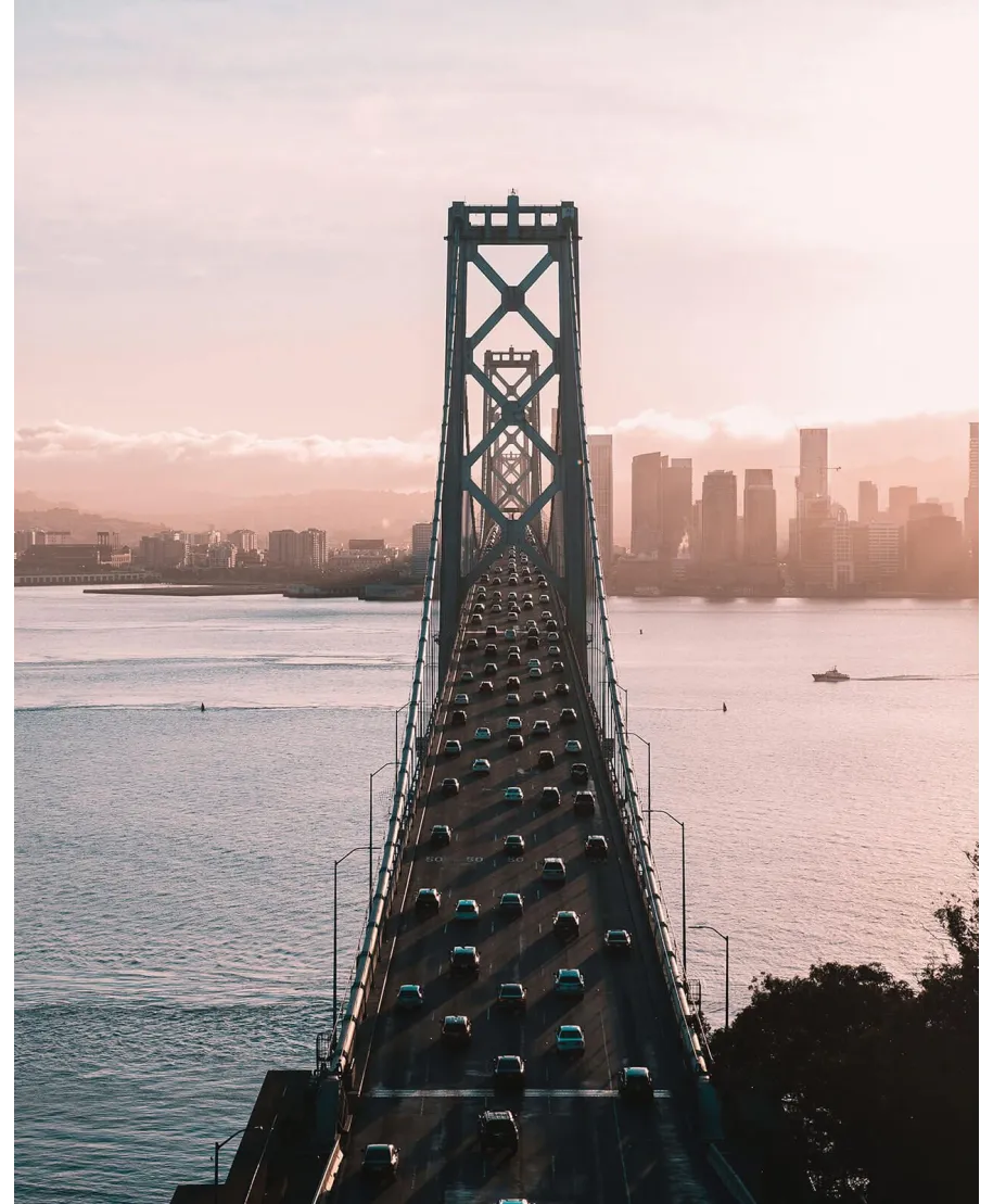 Most w San Francisco - plakat