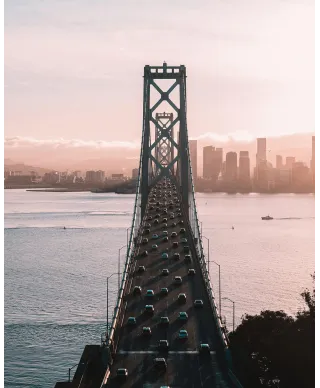 Most w San Francisco - plakat