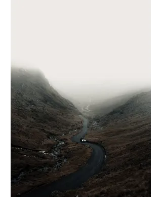 Droga we mgle - plakat