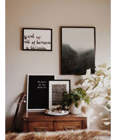 Droga we mgle - plakat