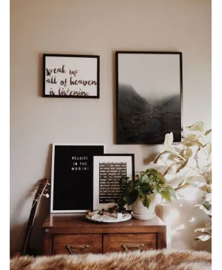 Droga we mgle - plakat