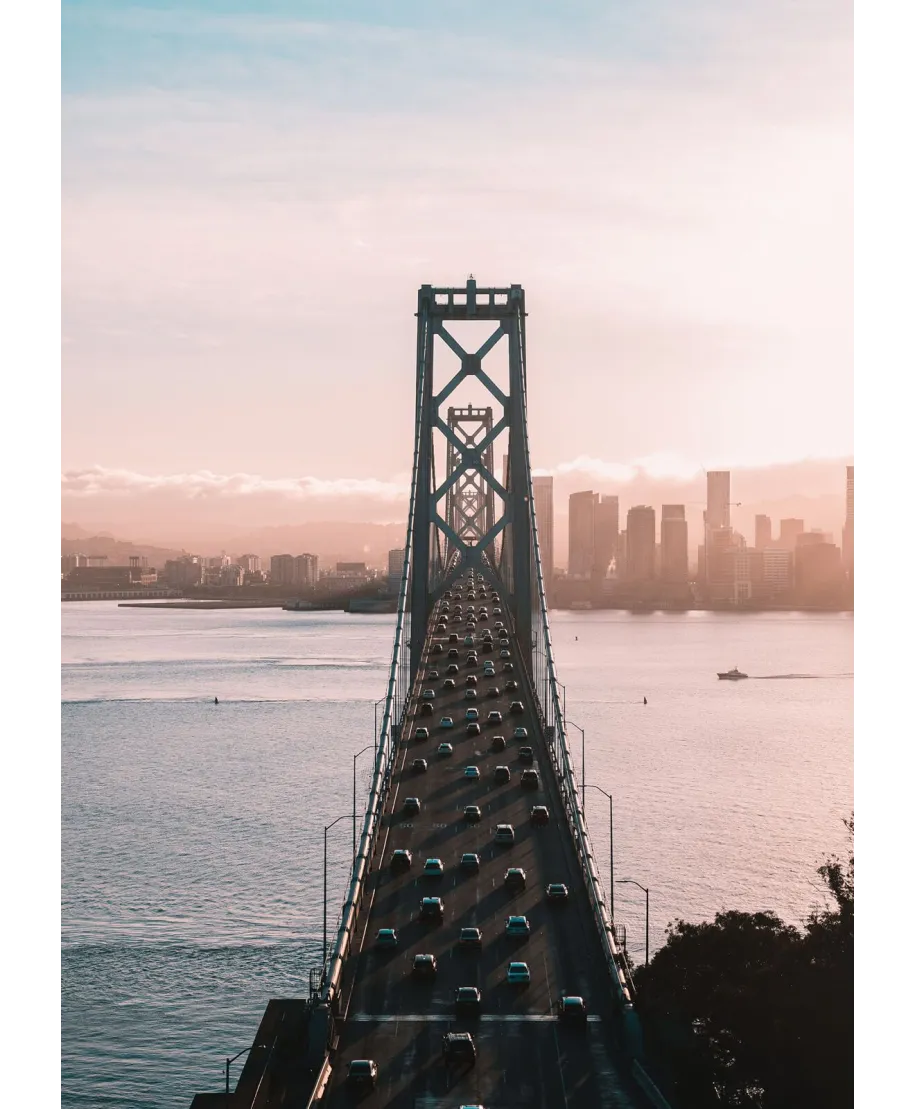 Most w San Francisco - plakat