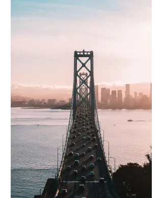 Most w San Francisco - plakat