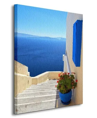 Grecja - Obraz na płótnie