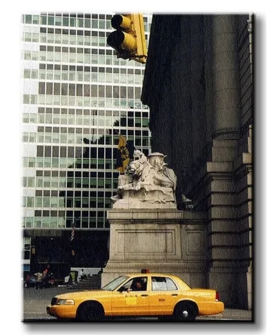 New York Lights - Obraz na płótnie