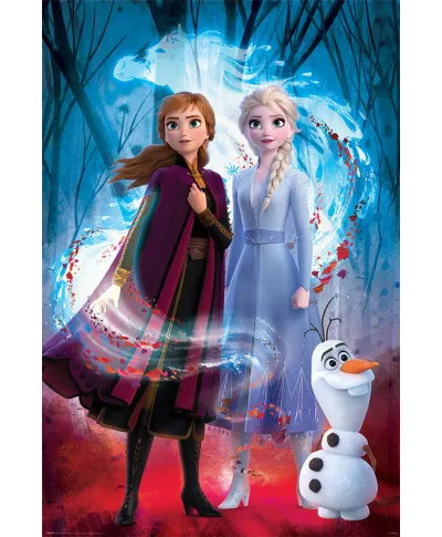 Kraina Lodu 2 Elsa, Anna i Olaf - plakat