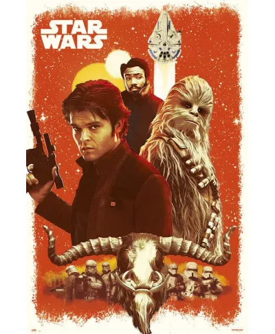 Star Wars Solo Old Friends - plakat