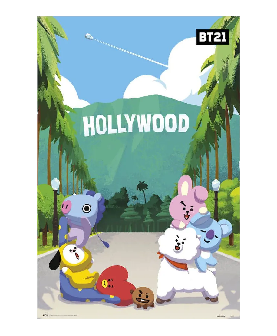 BT21 Hollywood - plakat