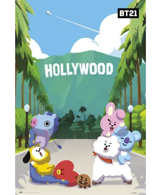 BT21 Hollywood - plakat