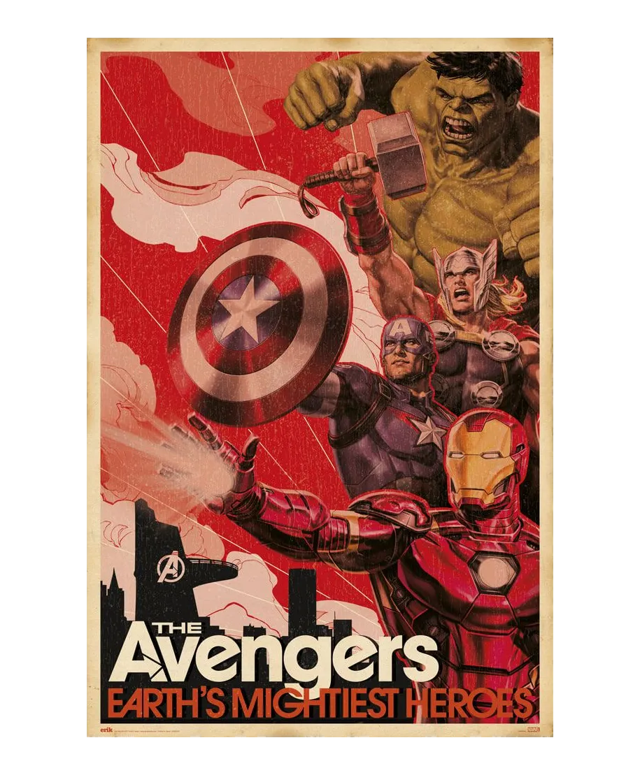 Marvel Avengers Earths Mightiest Heroes - plakat