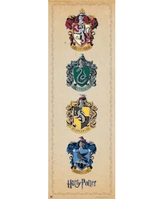 Harry Potter House Crests - plakat