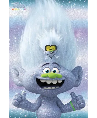 Trolls World Tour Guy Diamond and Tiny - plakat