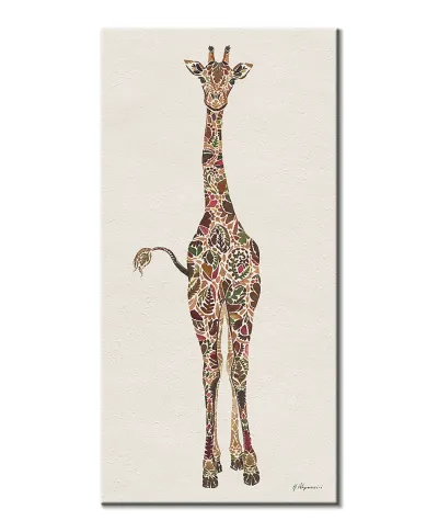 Peering Giraffe - obraz na płótnie