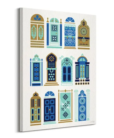 Moroccan Doors - obraz na płótnie