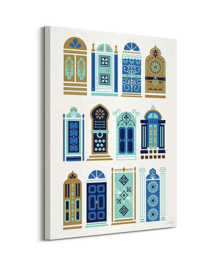 Moroccan Doors - obraz na płótnie