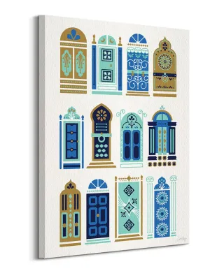 Moroccan Doors - obraz na płótnie