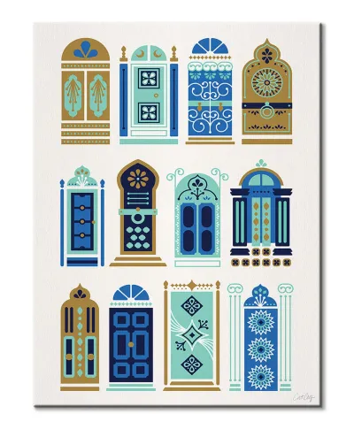 Moroccan Doors - obraz na płótnie