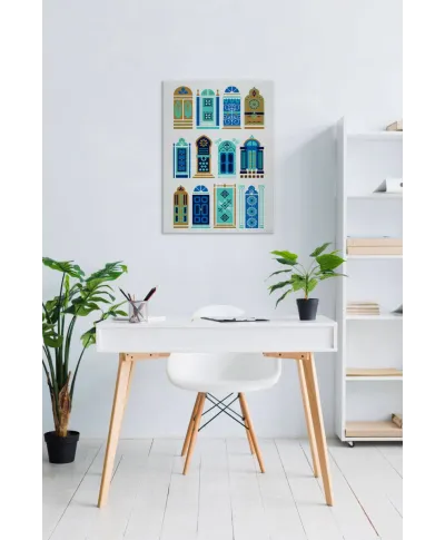 Moroccan Doors - obraz na płótnie