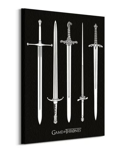 Game of Thrones Swords - obraz na płótnie