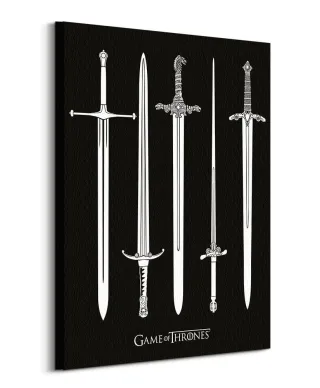 Game of Thrones Swords - obraz na płótnie