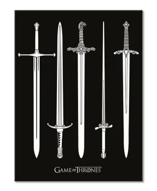 Game of Thrones Swords - obraz na płótnie