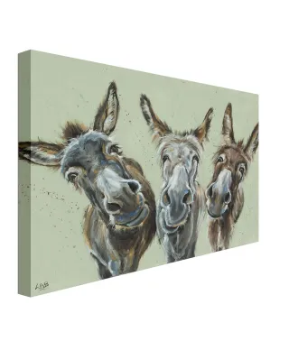 Wise Asses - obraz na płótnie