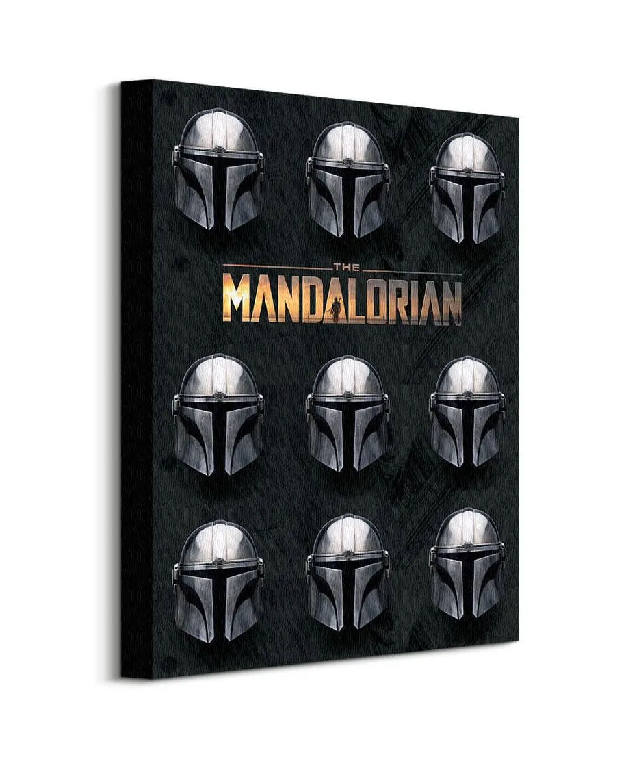 Star Wars The Mandalorian Helmets - obraz na płótnie