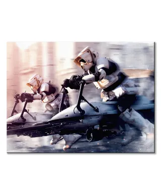 Star Wars The Mandalorian Troopers - obraz na płótnie