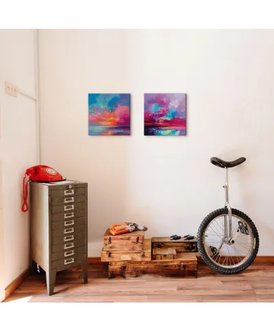 Creation of Blue 2 - obraz na płótnie