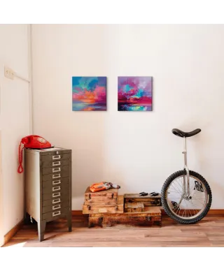 Creation of Blue 2 - obraz na płótnie