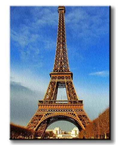 Eiffel Tower at daylight, Paris - Obraz na płótnie