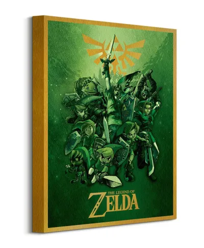 The Legend Of Zelda Link Fighting - obraz na płótnie