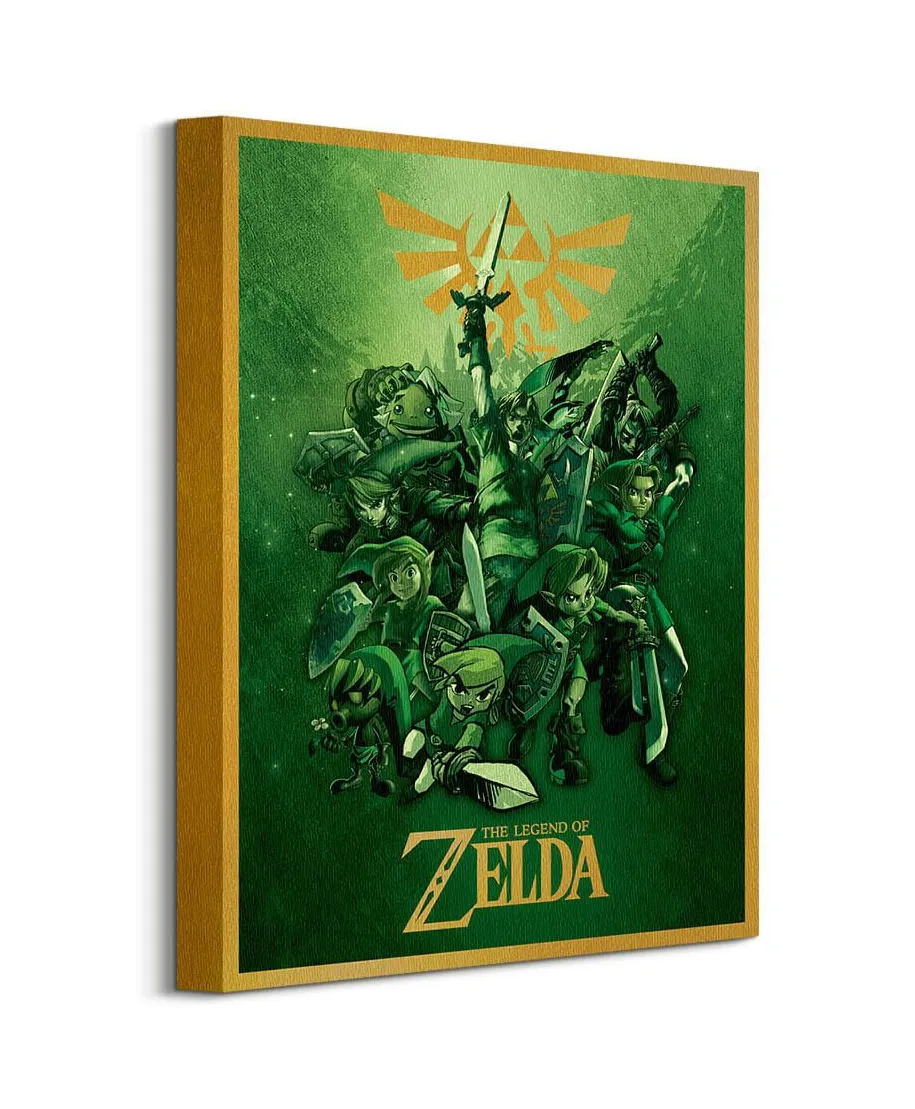 The Legend Of Zelda Link Fighting - obraz na płótnie