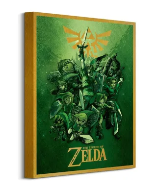 The Legend Of Zelda Link Fighting - obraz na płótnie