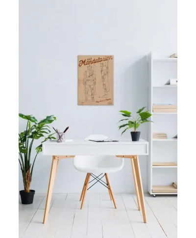 Star Wars The Mandalorian Action Figure - obraz na płótnie