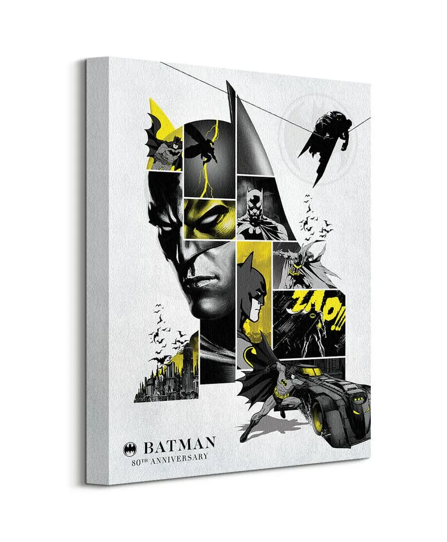 Batman 80th Anniversary - obraz na płótnie