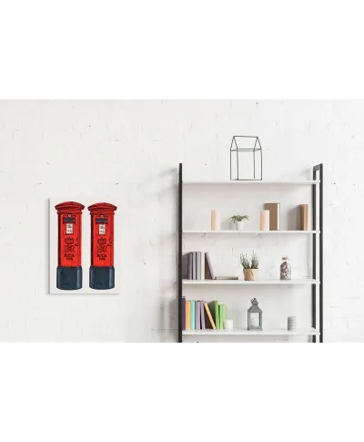 Post Boxes - obraz na płótnie