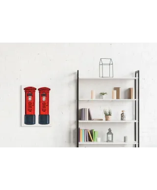 Post Boxes - obraz na płótnie